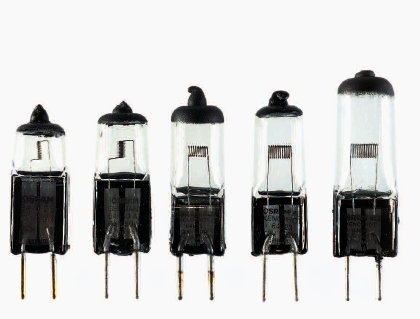 Dedotech (Philips 7158/XHP), 24V, 150W, 50h, G-6.35, geschwärzt